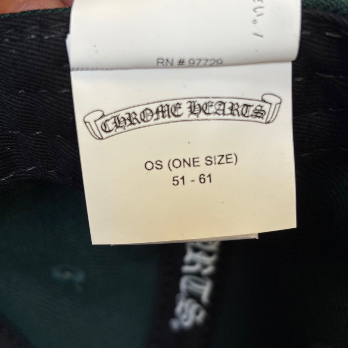Chrome Hearts On Field Baseball Cap Forest Green Size ONE SIZE - 12 Thumbnail