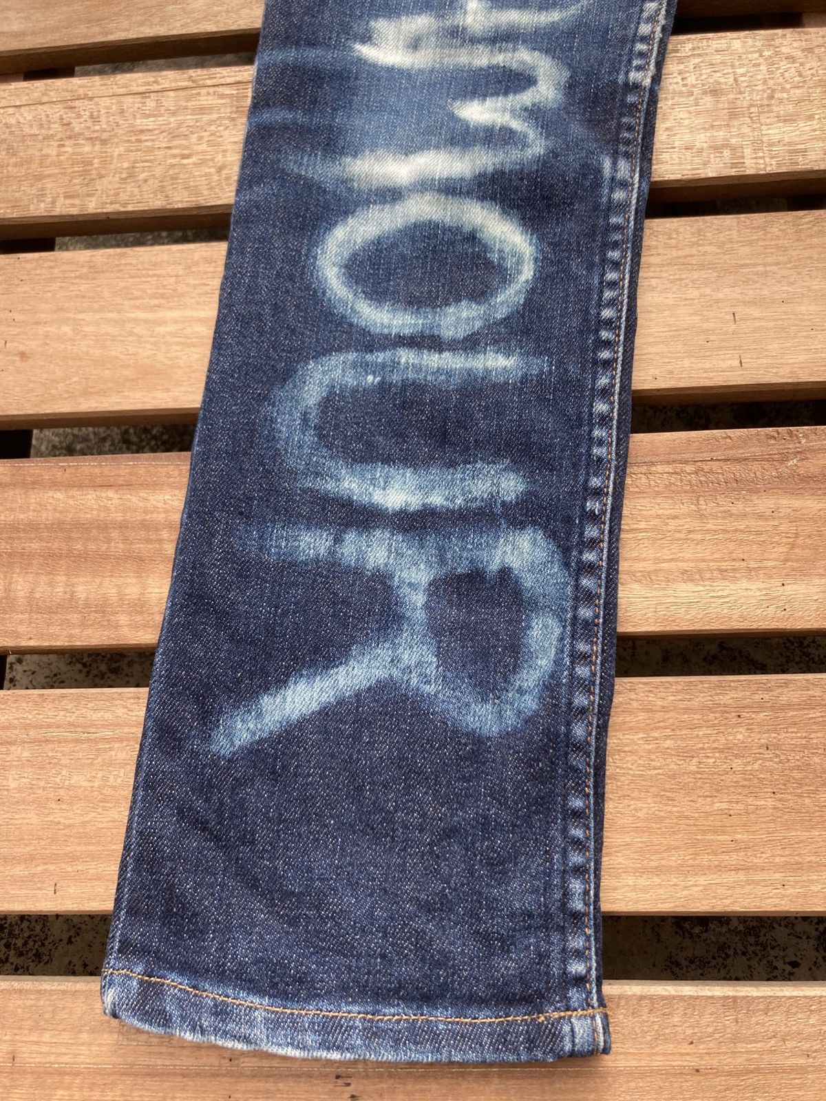 Hysteric Glamour Hysteric Glamour 1 of 1 Bleached Art Skinny Blue Jeans Size 28" / US 6 / IT 42 - 4 Thumbnail