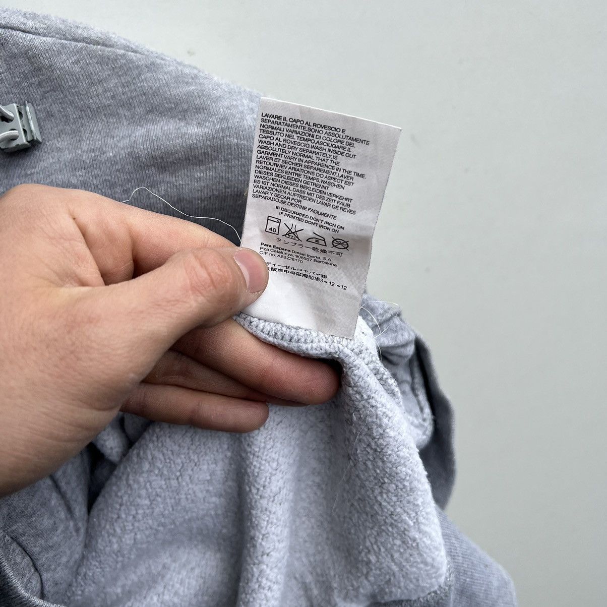 Diesel × Vintage Diesel hoodie vintage Size US L / EU 52-54 / 3 - 8 Thumbnail
