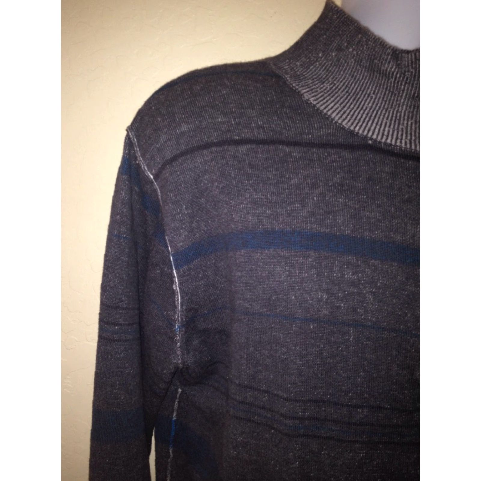 Vintage BKE MENS Gray ZIP DOWN Sweater Jacket Mens L Gray Down Jacket Size US L / EU 52-54 / 3 - 5 Thumbnail