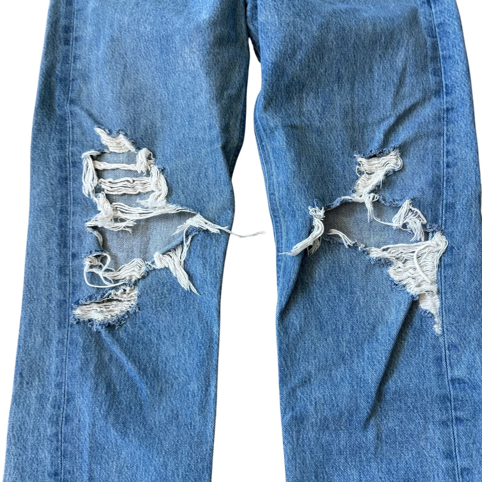 Agolde AGOLDE 90s Jeans Fall Out Distressed Size 25" / US 0 / IT 36 - 5 Thumbnail