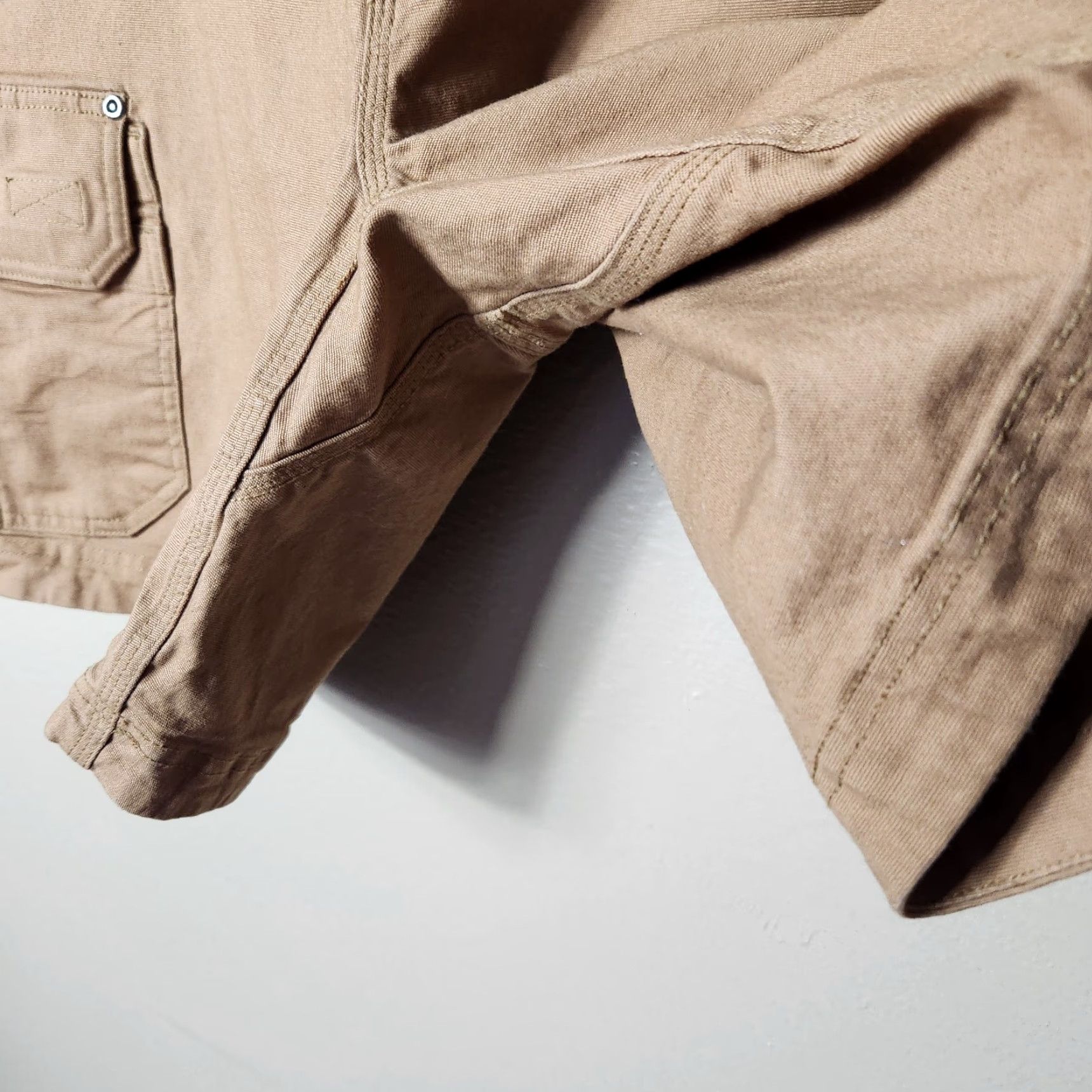 CO Duluth Trading Co Mens DuluthFlex Fire Hose Relaxed Fit 9" Cargo Shorts-Size 40 Brown Canvas Cargo Pocket 9" Inseam Mens Size US 40 / EU 56 - 3 Thumbnail