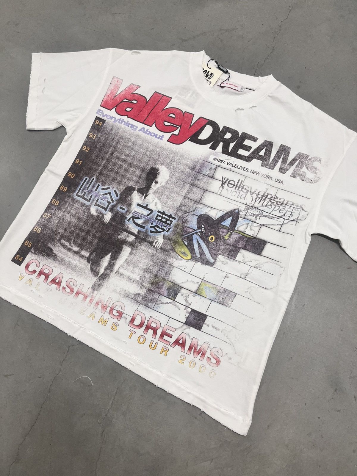 Vale Vale Forever Valley Dreams White Dreamcrasher Tee Size Small Size US S / EU 44-46 / 1 - 2 Thumbnail