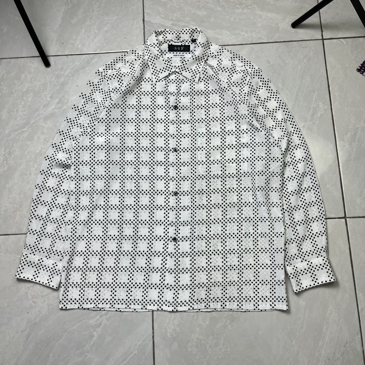 Japanese Brand GGD japan long sleeve button ups shirt Size US L / EU 52-54 / 3 - 2 Thumbnail