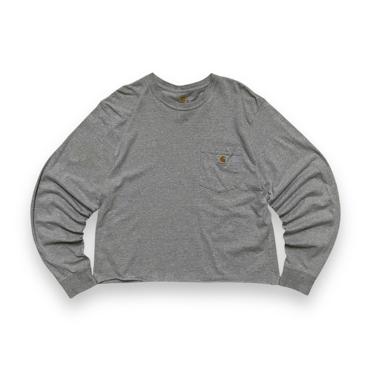 Carhartt Original Croptop Diy Carhartt Pocket T Longsleeve Size US M / EU 48-50 / 2 - 1 Thumbnail