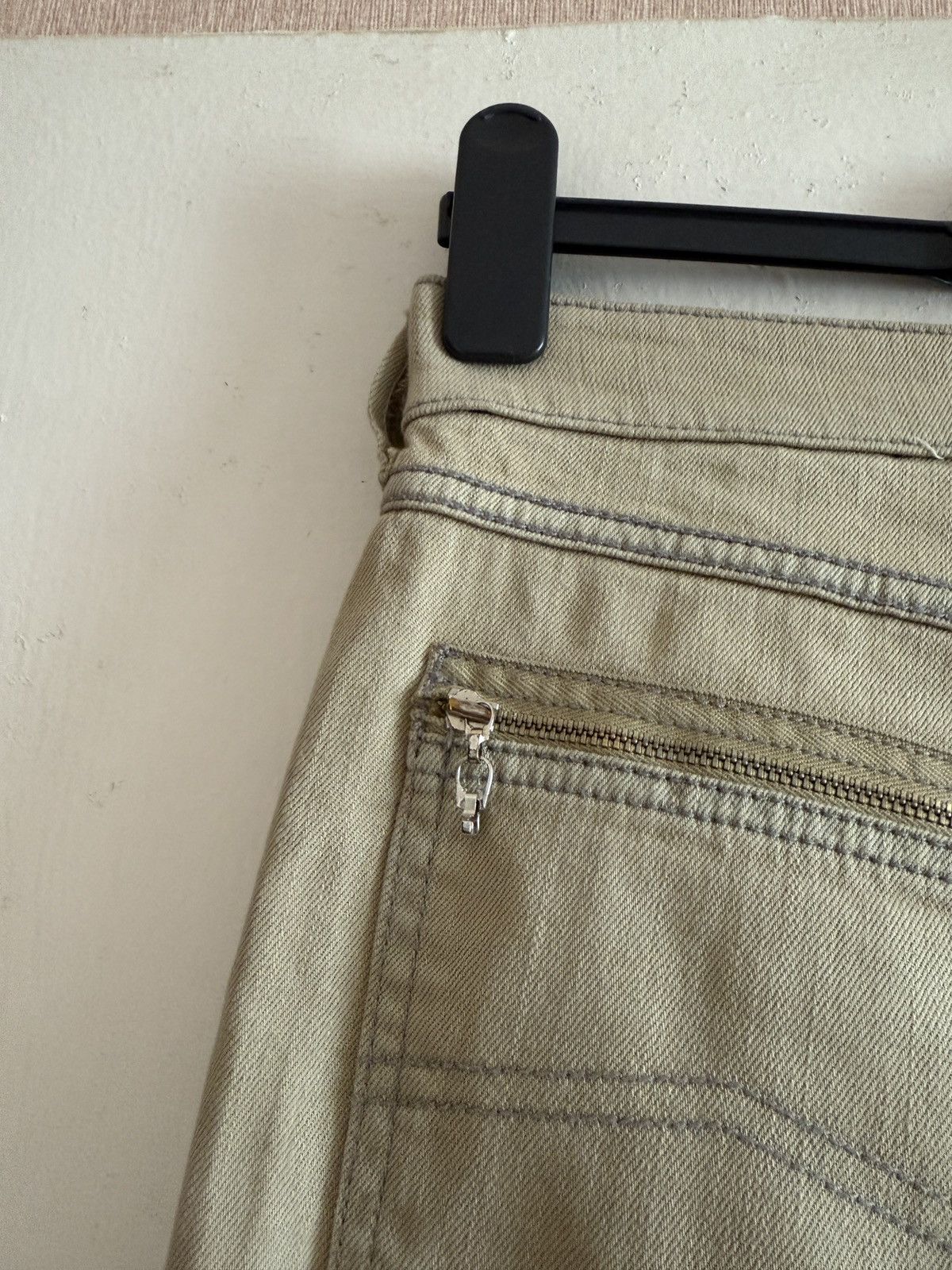 Armani Vintage Armani Jeans AJ Beige Slim Fit Denim Pants Women’s Size 27" / US 4 / IT 40 - 11 Thumbnail