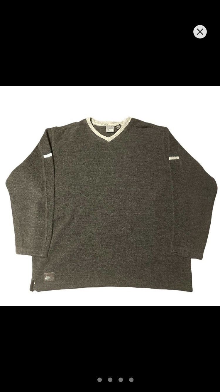 Quiksilver Vintage Late 90s quiksilver surfer Fuzzy Fleece Sweater Size US XL / EU 56 / 4 - 1 Thumbnail