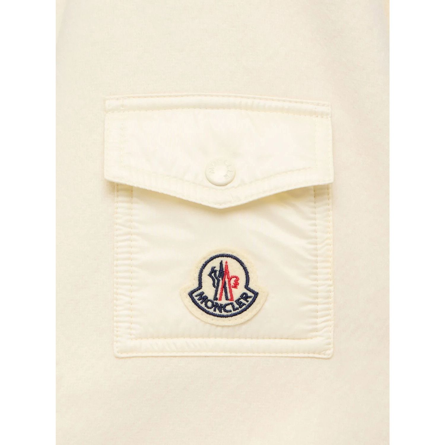 Moncler MONCLER $1650 White Wool Cape New Size ONE SIZE - 3 Thumbnail