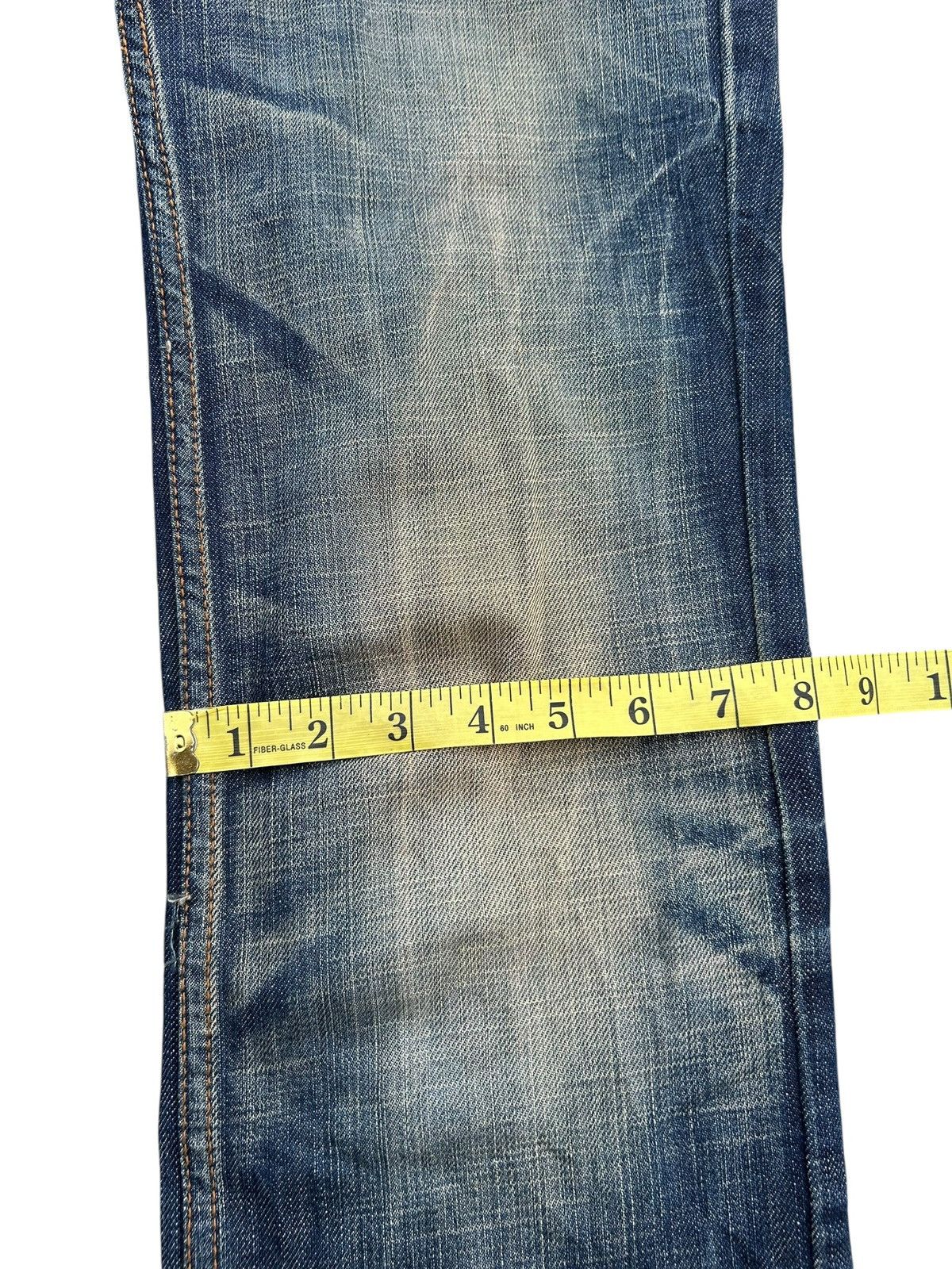 If Six Was Nine × KMRii × Le Grande Bleu (L.G.B.) ☠️ Red Papper Japanese Punk Rusty Faded Denim Jeans Lowrise Size US 30 / EU 46 - 23 Thumbnail