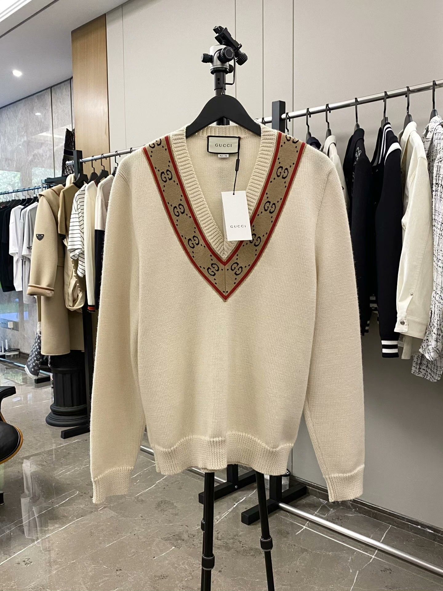 Gucci Gucci Wool Sweater l Men Size US L / EU 52-54 / 3 - 1 Thumbnail