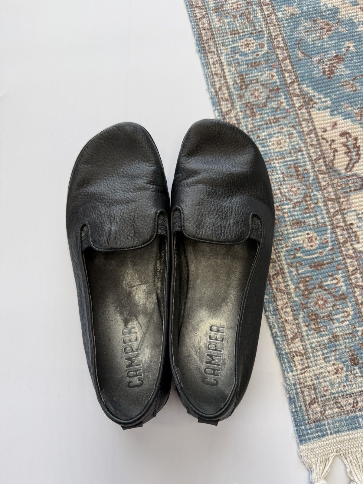 Camper Camper Avant Garde Black Leather Flag Ballet Size 40 Size US 10 / IT 40 - 2 Thumbnail