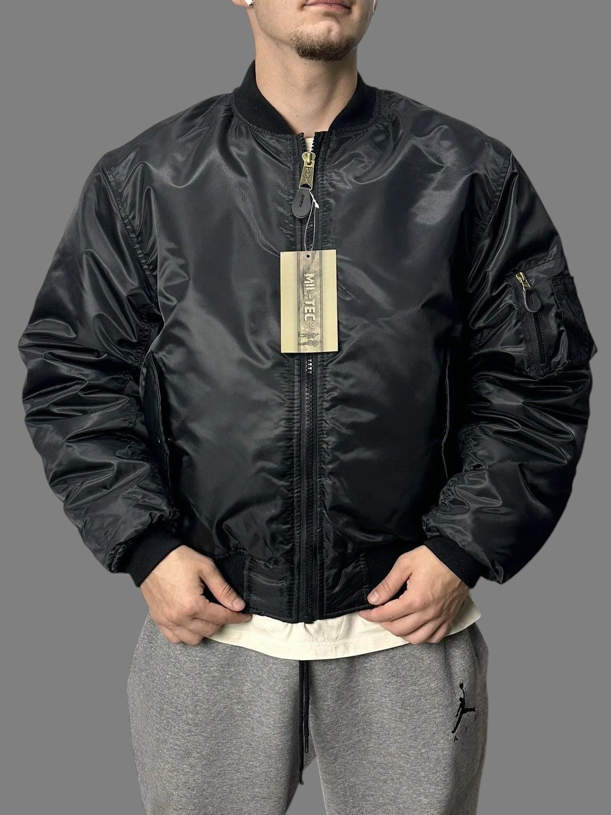Issey Miyake Black Oversized Jacket Minimal Streetwear Tech Style Size US M / EU 48-50 / 2 - 3 Thumbnail