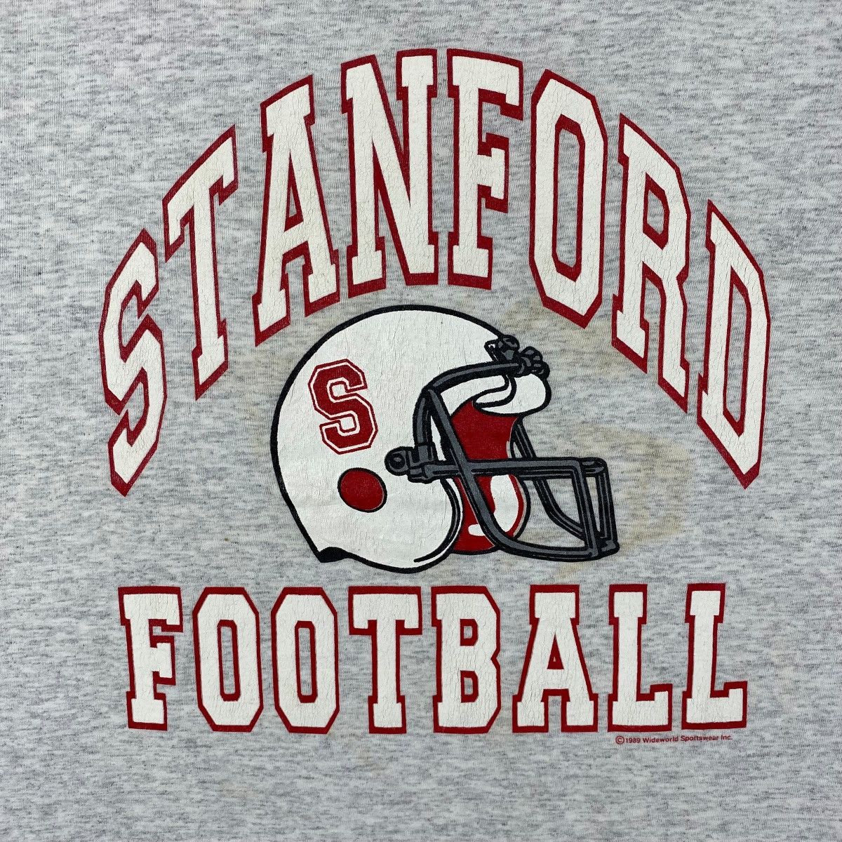 Vintage Vintage 80's University STANFORD FOOTBALL Graphic Tee Shirt Size US L / EU 52-54 / 3 - 2 Thumbnail
