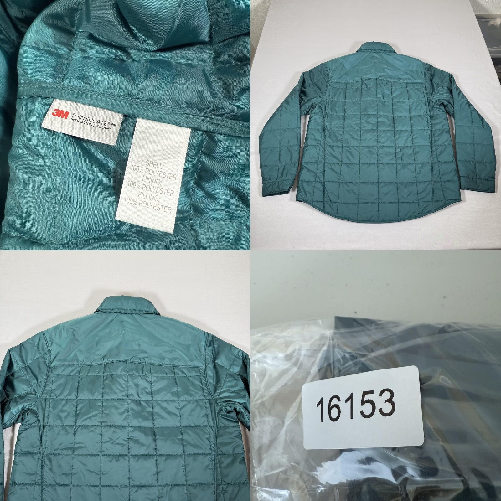 Vintage Alaskan Hardgear Jacket Mens L Green Quilted 3M Thinsulate Snap Shirt Puffer Size US L / EU 52-54 / 3 - 8 Thumbnail