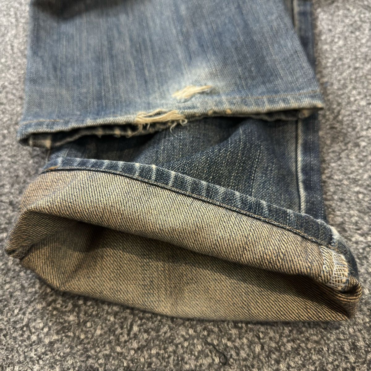 Kapital 🔥🇯🇵 Japanese Vintage 90s Edwin Lot. 403 Rusty Mud Wash Denim Size US 30 / EU 46 - 19 Thumbnail