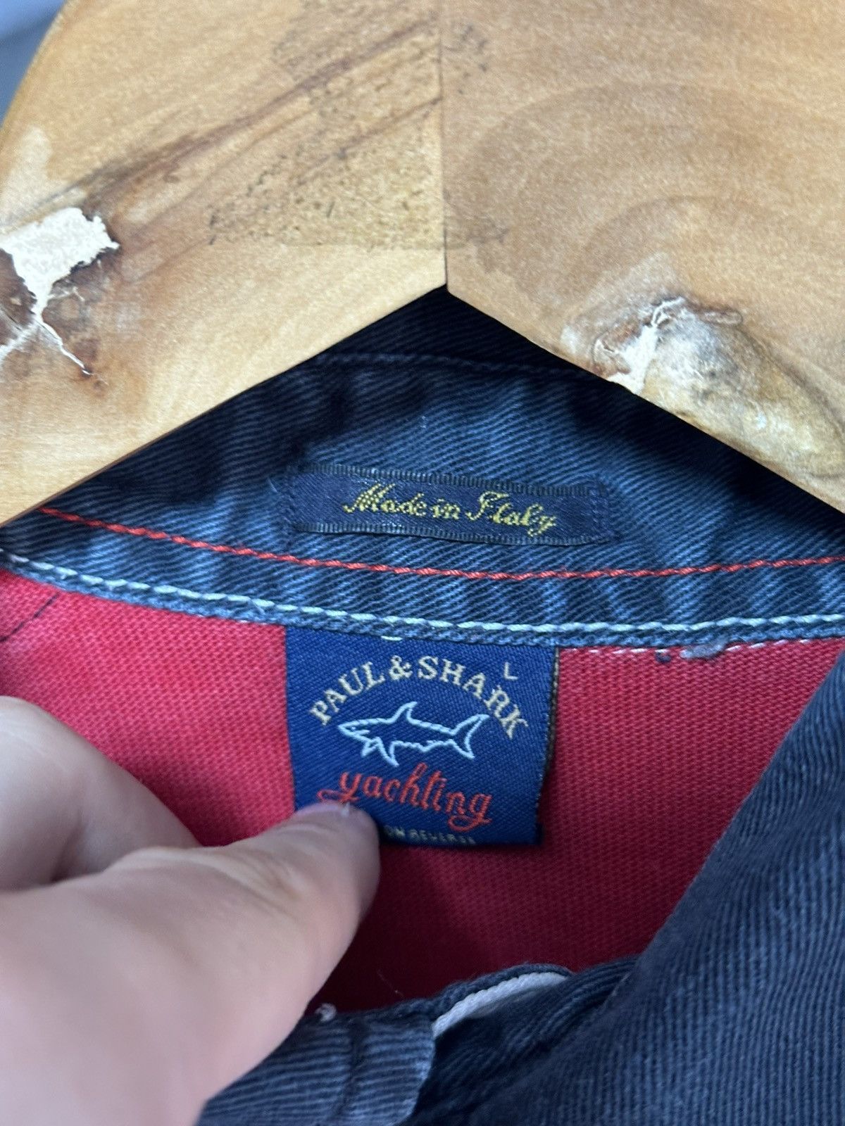 Paul & Shark × Vintage Vintage Paul&Shark Rugby Shirt Y2K Size US L / EU 52-54 / 3 - 4 Thumbnail