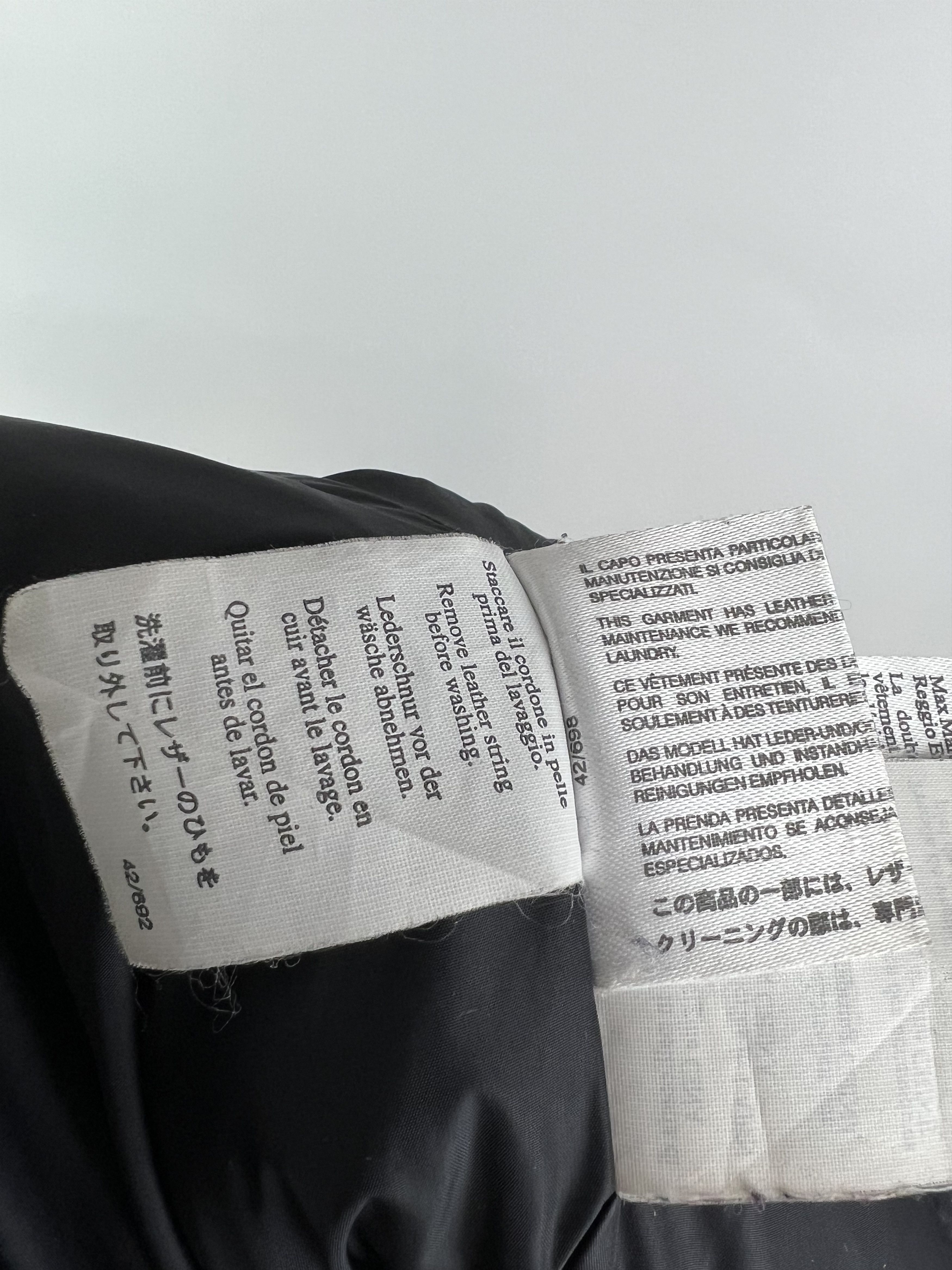 Max Mara × Weekend Max Mara Weekend Max Mara Down Jacket Lapin Rex Leather Decorations Size M / US 6-8 / IT 42-44 - 16 Thumbnail