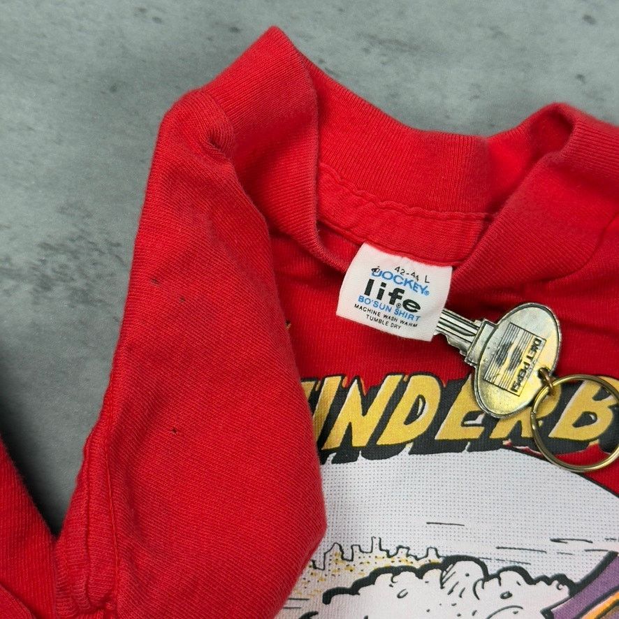 Jockey × Vintage Vintage Single Stitch Thunderboats Seafair Red T Shirt 80s Size US M / EU 48-50 / 2 - 3 Thumbnail