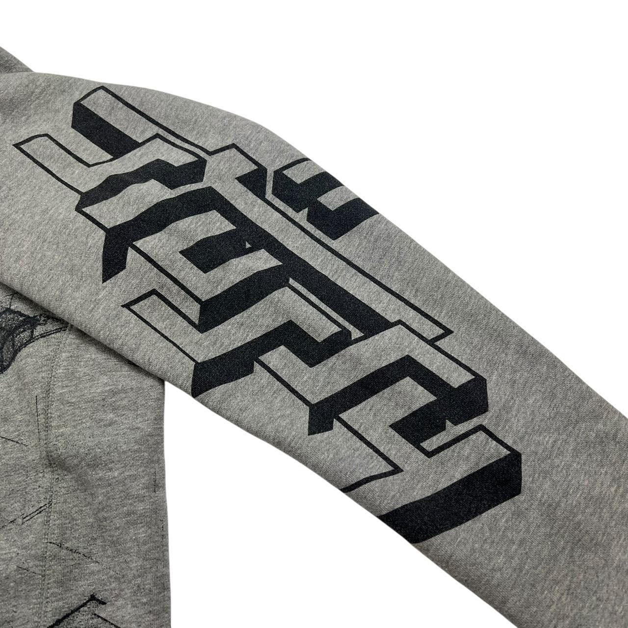 Stussy Vintage 2000s Stussy Delta Zip Up Geometric Hoodie - Medium Size US M / EU 48-50 / 2 - 3 Thumbnail