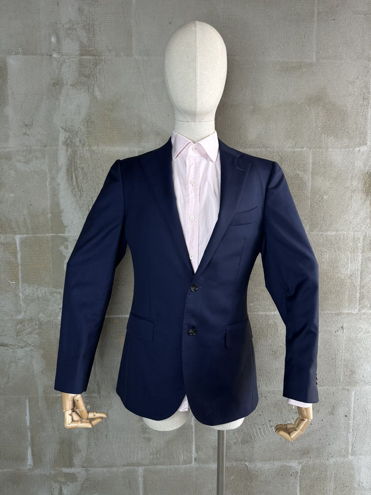 Suitsupply SUITSUPPLY Blazer Pure Wool Italy Blue Jacket Suit Size 40L - 1 Thumbnail