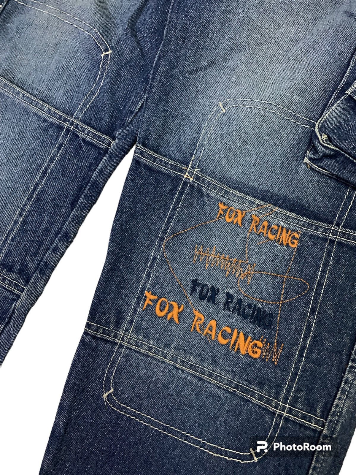 Fox Racing Vintage 90s Fox Racing Baggy Cargo Pant Size US 31 - 5 Thumbnail