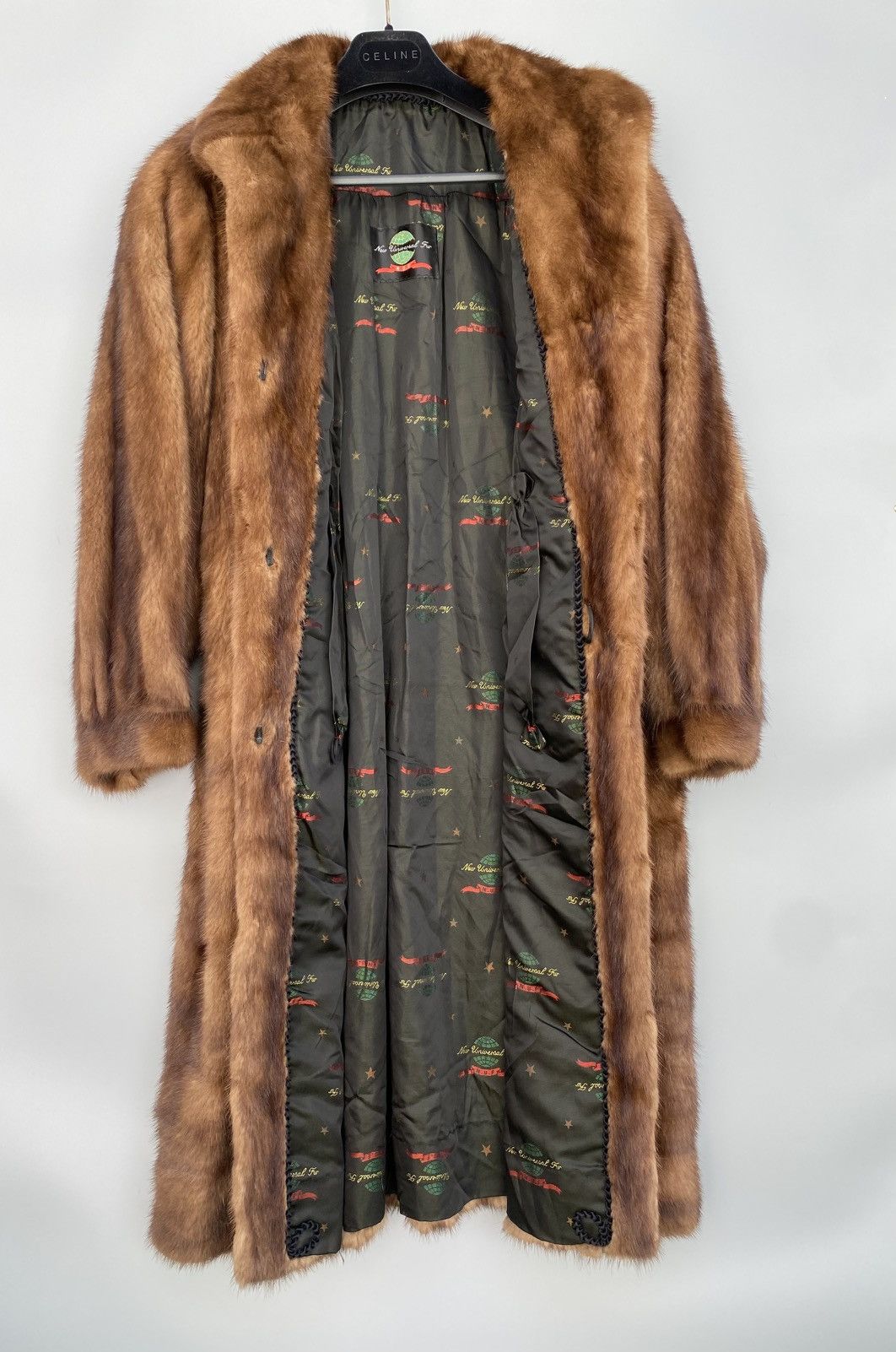 1980s New Universal Fur Mink Fur Coat