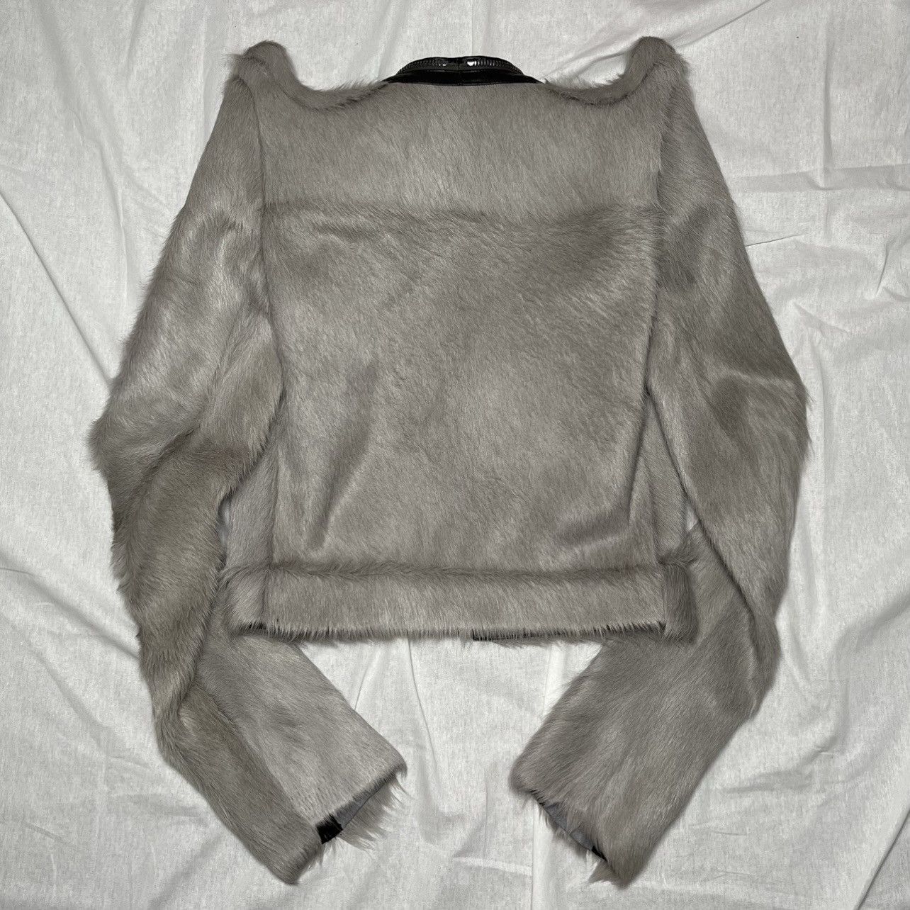 Rick Owens Rick Owens FW22 Cropped Klaus Tec Jacket Size US XXS / EU 40 - 4 Thumbnail