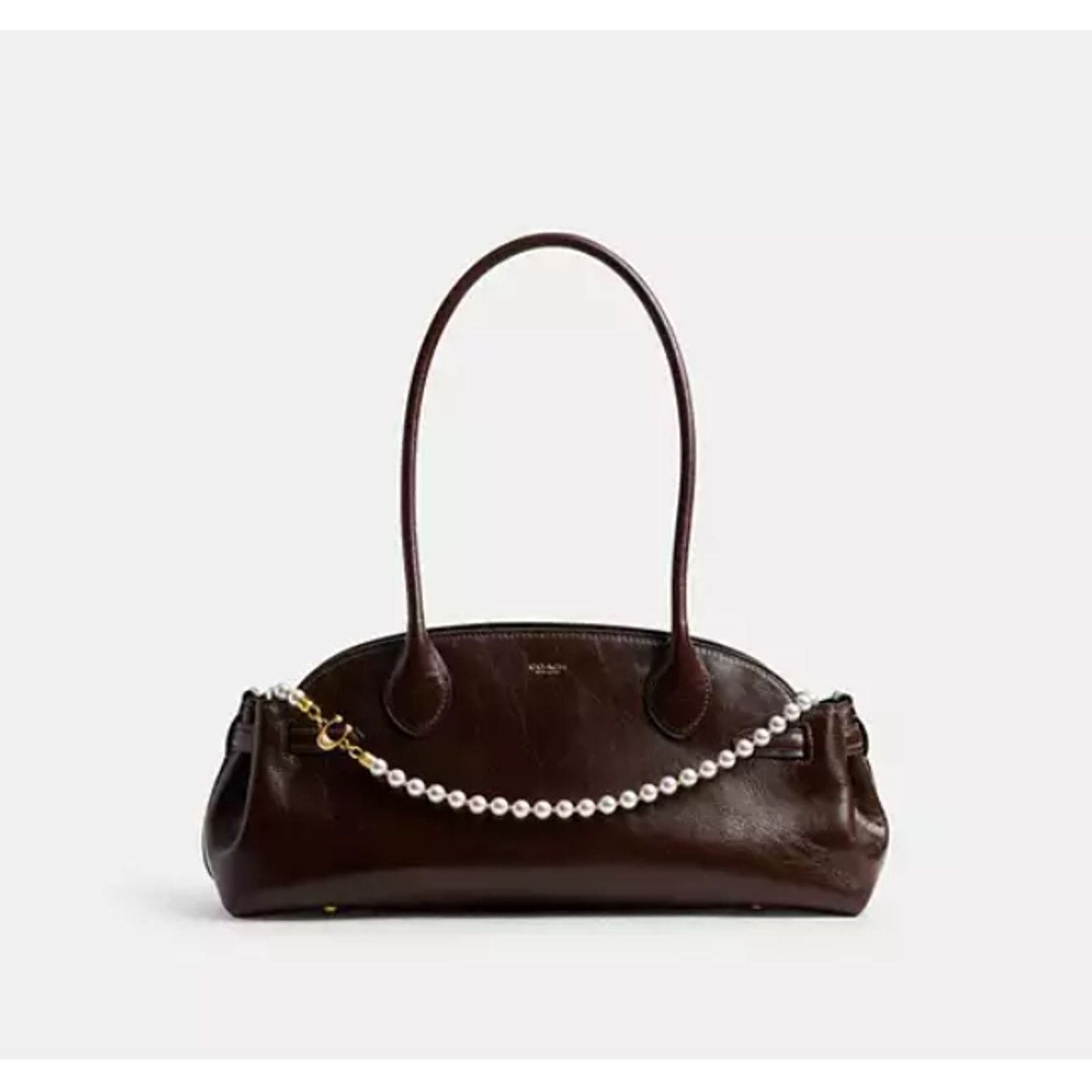 Coach Coach Short Pearl Strap In Brass/Chalk CAU48 NWT Size ONE SIZE - 2 Thumbnail