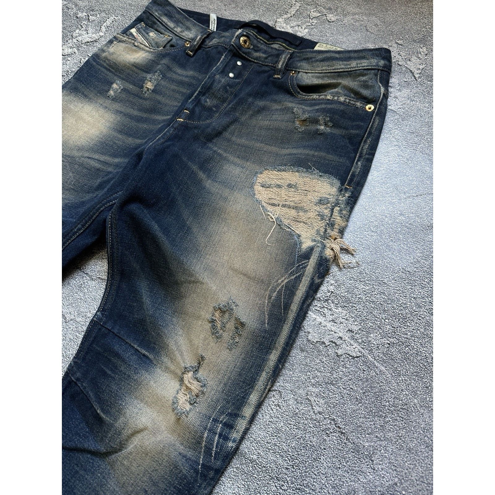 Diesel Diesel Women’s Wash Distressed StyleBoyfriend Denim Pants Size 27" / US 4 / IT 40 - 3 Thumbnail