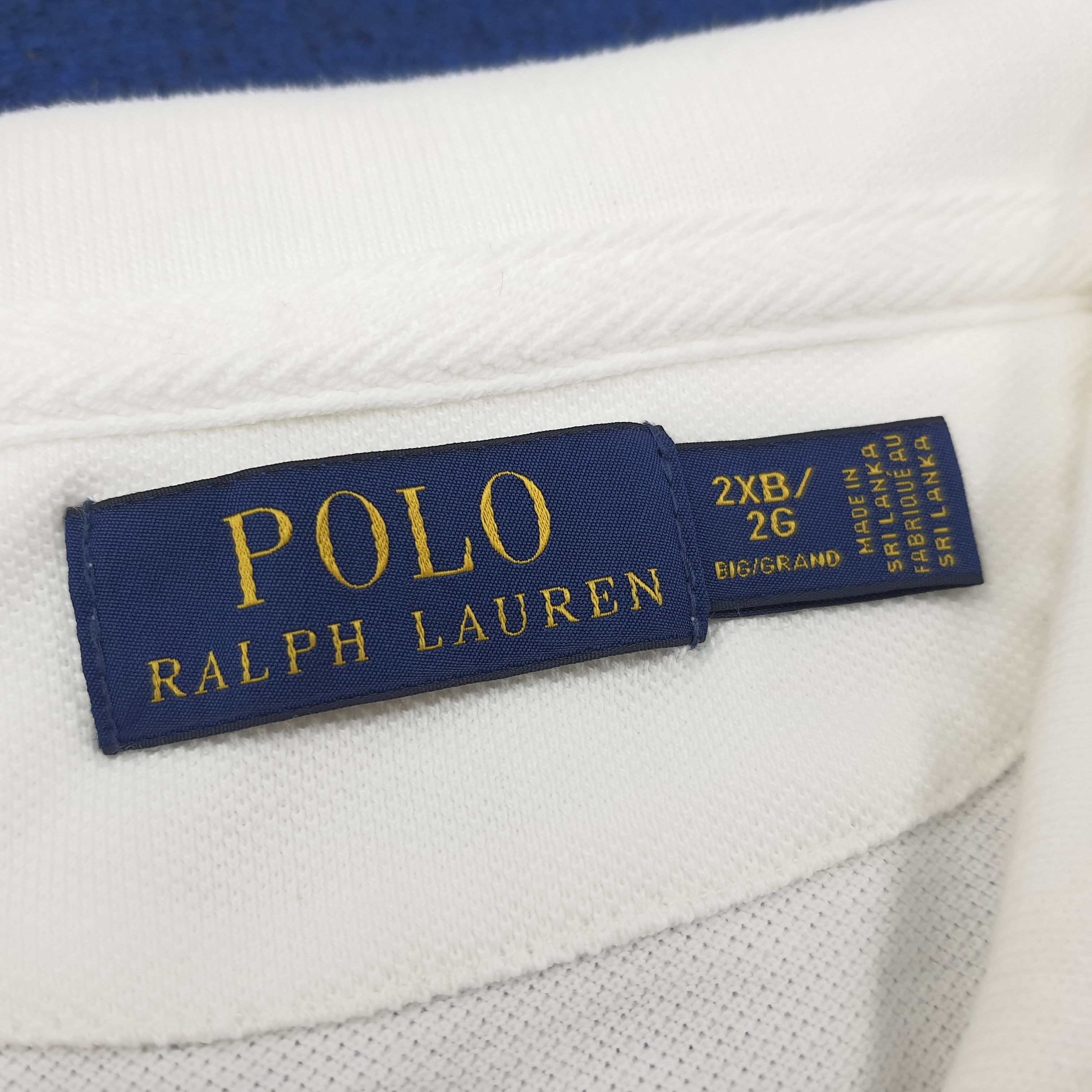 Polo Ralph Lauren × Vintage Vintage Polo Ralph Lauren RLPC Polo Shirt C219N7 Size US XXL / EU 58 / 5 - 4 Thumbnail