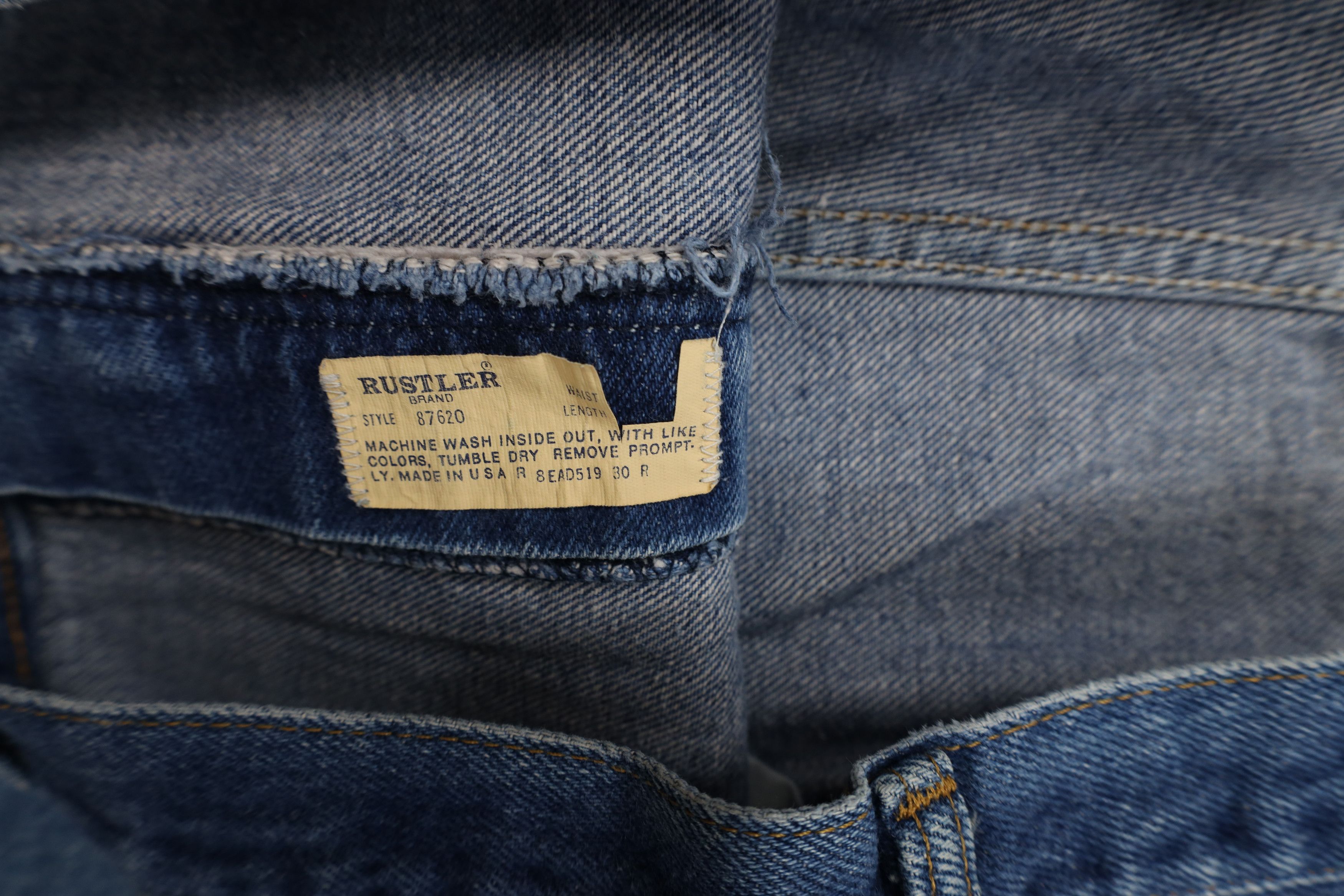 Vintage Vintage 90s Streetwear Flared Wide Leg Denim Jeans Blue USA Size US 36 / EU 52 - 10 Thumbnail