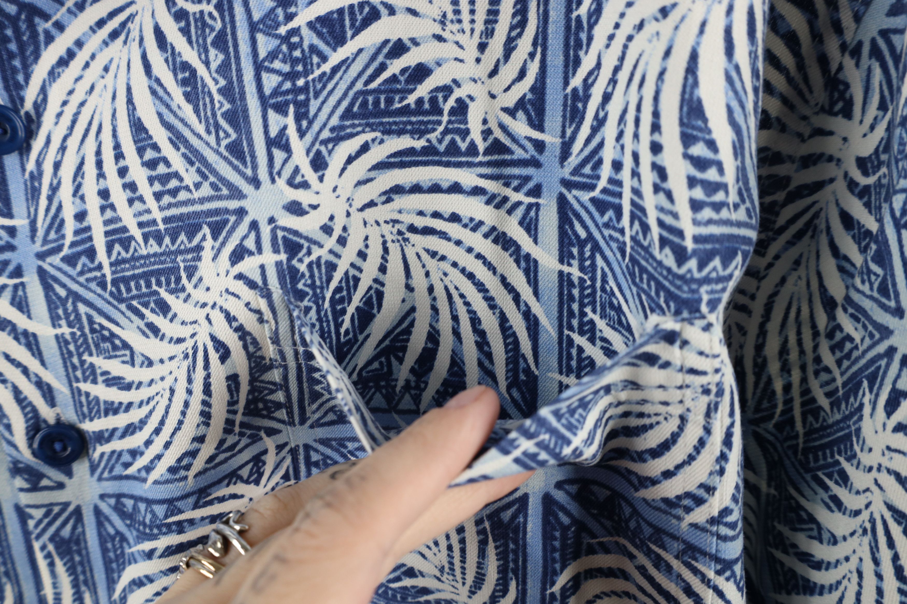 Nat Nast × Vintage Nat Nast Luxury Originals Leaf Silk Blend Hawaiian Shirt Size US XXL / EU 58 / 5 - 5 Thumbnail