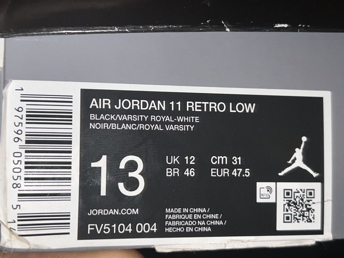 Jordan Brand Jordan 11 Low “Space Jam” Size US 13 / EU 46 - 6 Thumbnail