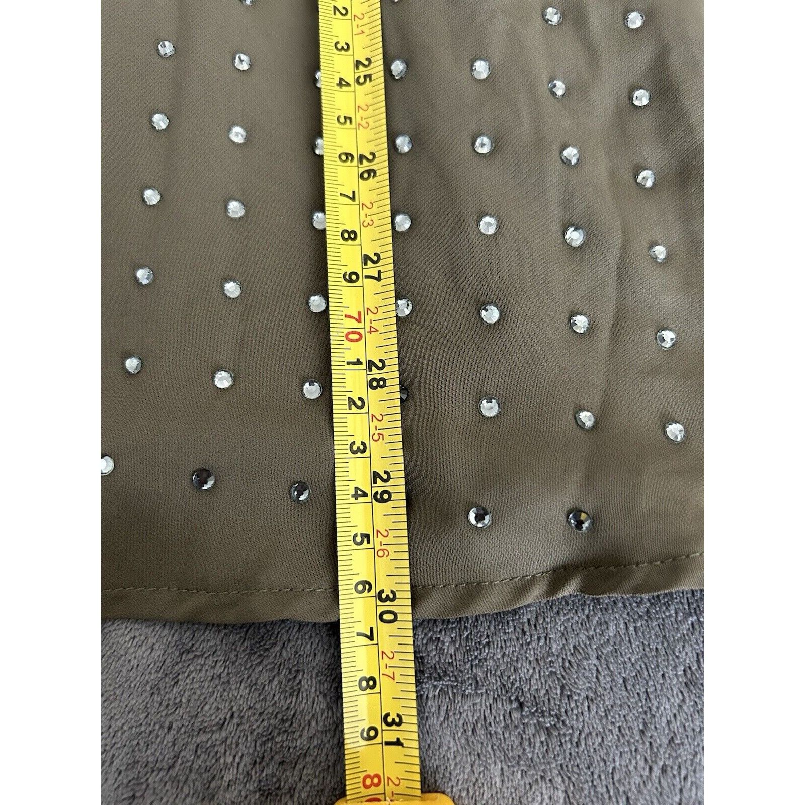 Jennifer Lopez JENNIFER LOPEZ J LO Petite Womens Sage Army Green Embellish Size XXL / US 16-18 / IT 52-54 - 10 Thumbnail