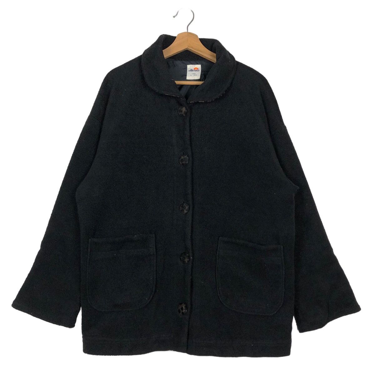 Japanese Brand 🔥90’s Fall Winter Wool Jacket Ellesse Japan Made Size US L / EU 52-54 / 3 - 1 Thumbnail