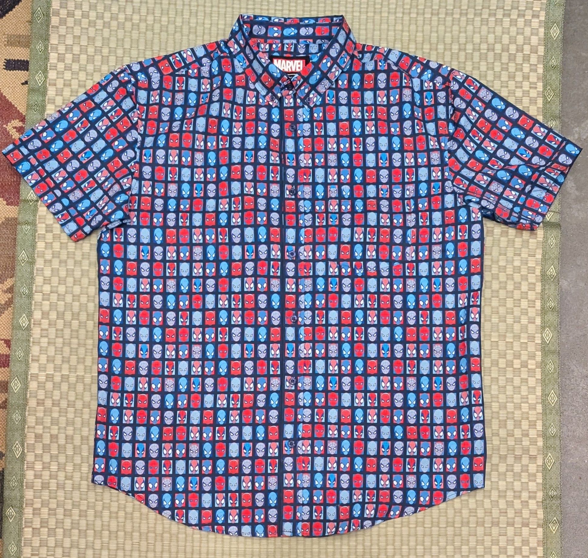 Marvel Comics RSVLTS x Marvel Spider-Man “Spidey Bunch” Kunuflex Shirt Size US XL / EU 56 / 4 - 1 Thumbnail