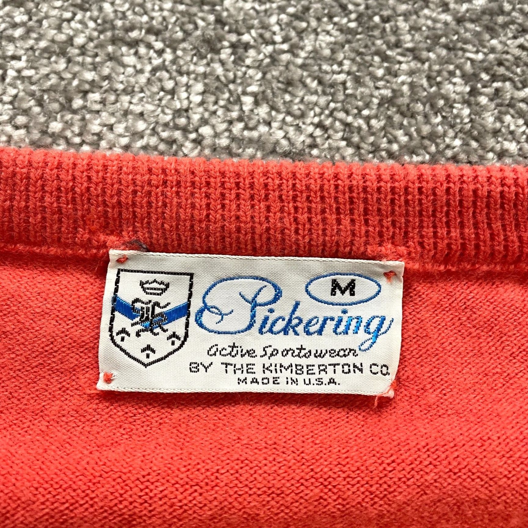 Vintage VINTAGE Pickering Mens Sweater Pullover Knit Casual Fall Winter Spring Summer Long Sleeve Orange M Size US M / EU 48-50 / 2 - 5 Thumbnail
