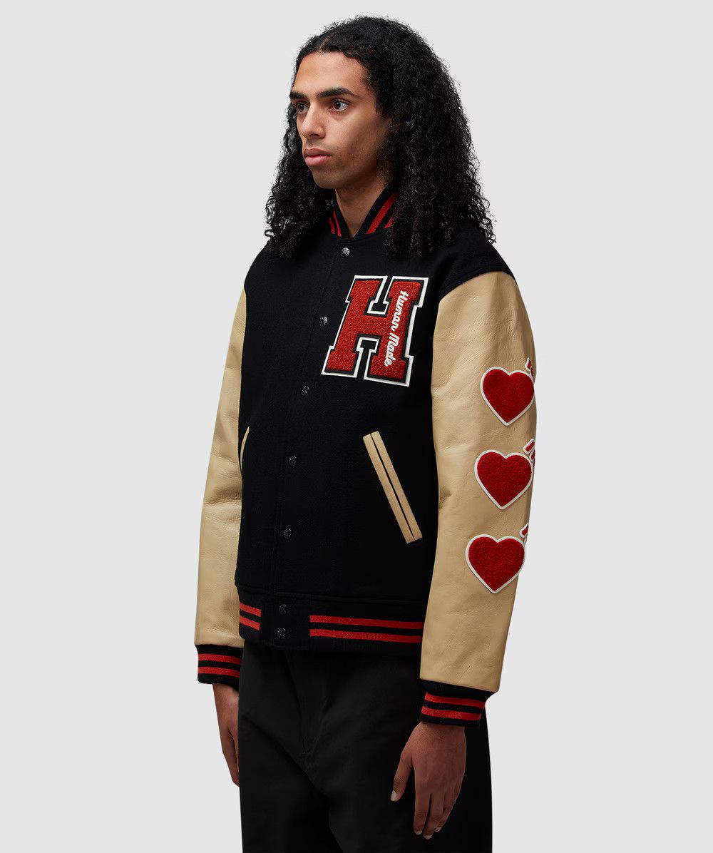 Human Made o1h1sh10525 Varsity Jacket in Black Size US XL / EU 56 / 4 - 3 Thumbnail