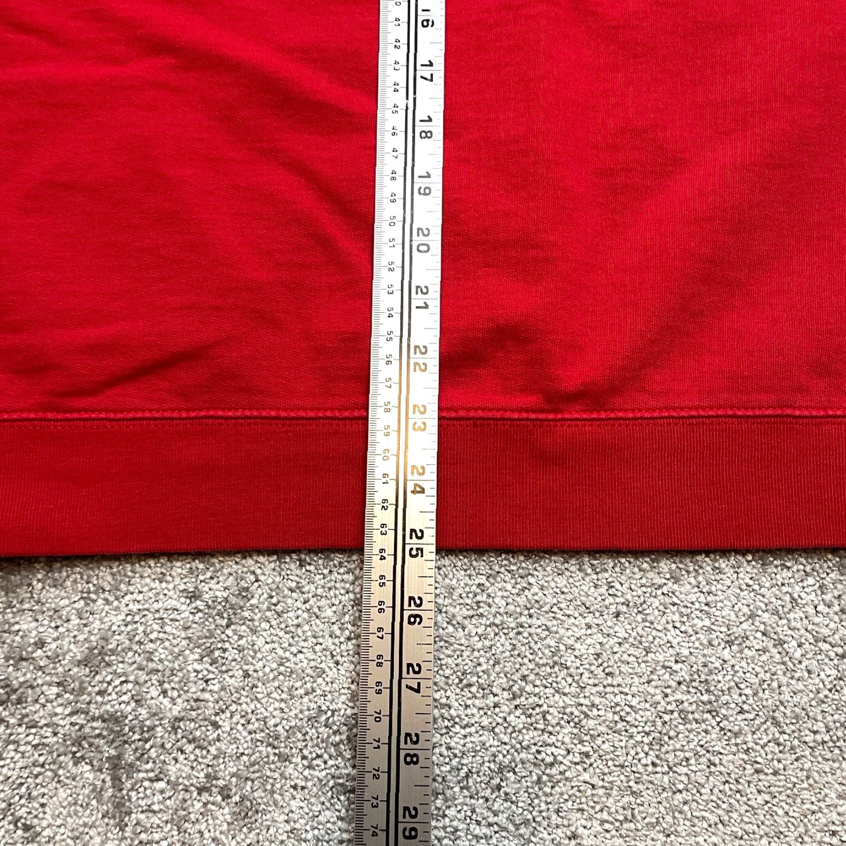 Vintage VINTAGE J. C. Penney Sweatshirt Unisex Adults Sweatshirt XL Red Crew Neck Pullover Solid Cotton Knit Top Size US XL / EU 56 / 4 - 5 Thumbnail