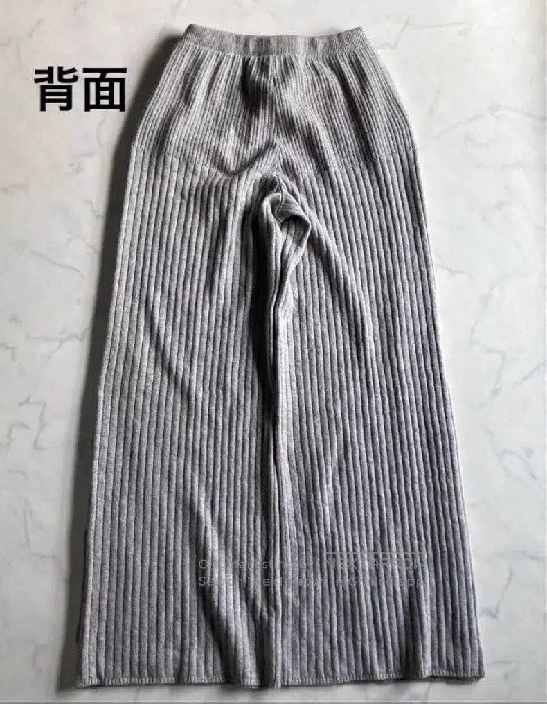 Loro Piana Loro Piana Cashmere Wide Leg Pants Size 26" / US 2 / IT 38 - 2 Thumbnail