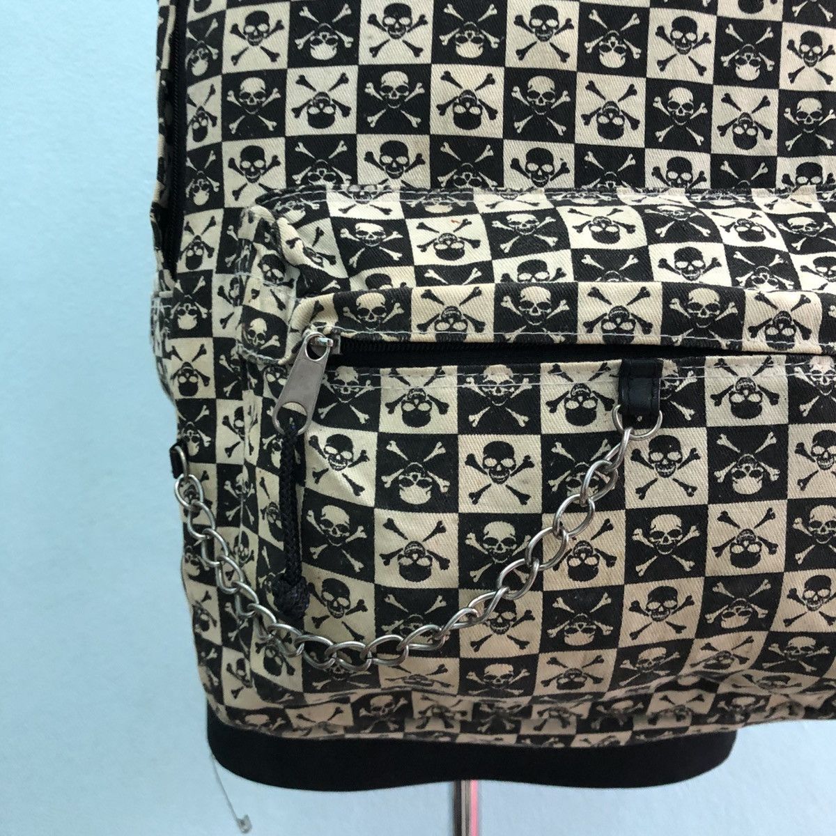 Japanese Brand SKULL FULL PRINTED LOGO BACKPACK Size ONE SIZE - 7 Thumbnail