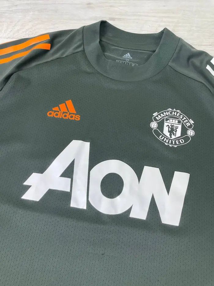 Adidas Manchester United 2020 2021 Training Shirt Soccer Jersey Size US S / EU 44-46 / 1 - 6 Thumbnail