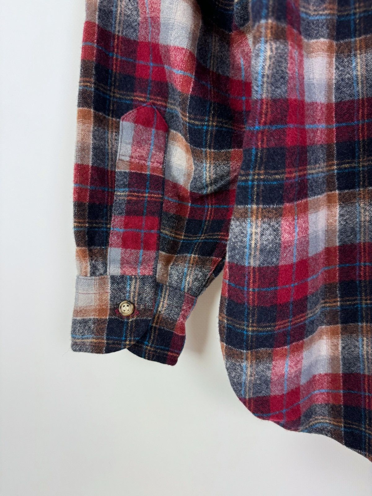 Flannel × Pendleton × Vintage 60-70s Vintage Pendleton Flannel Wool Chest Pocket Shirt Size US L / EU 52-54 / 3 - 12 Thumbnail