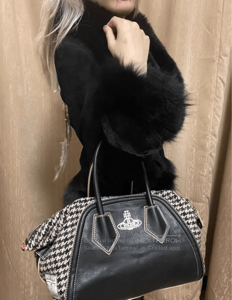 Vivienne Westwood Vivienne Westwood size os Harris Tweed Boston Bag Size ONE SIZE - 2 Thumbnail