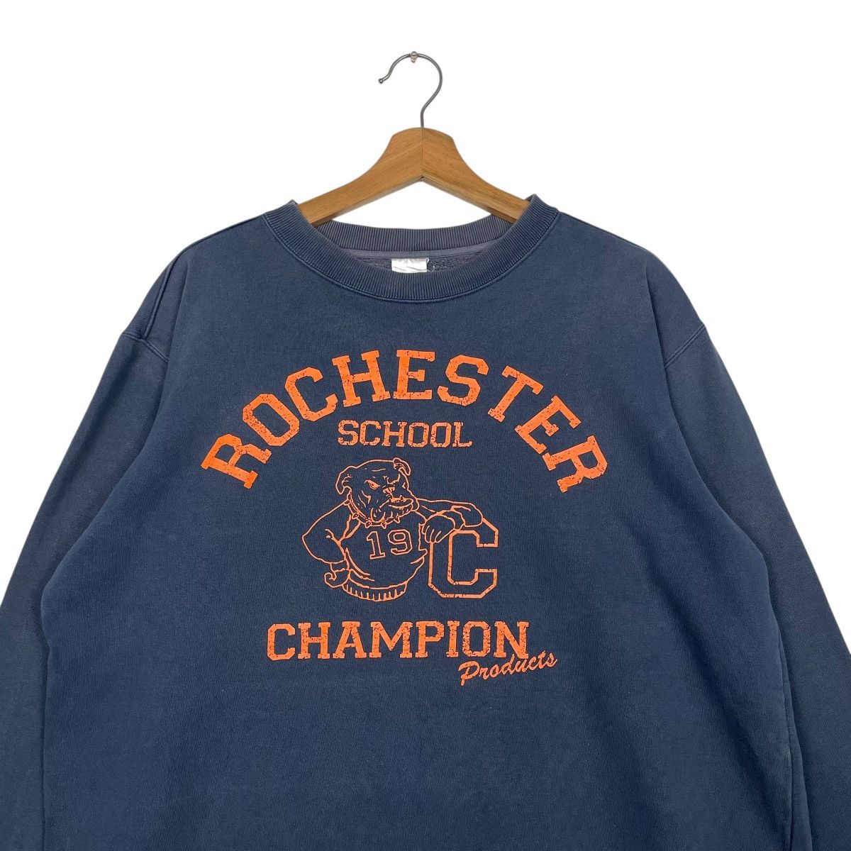 Champion Vtg Champion Rochester School Sweatshirt Size US L / EU 52-54 / 3 - 2 Thumbnail