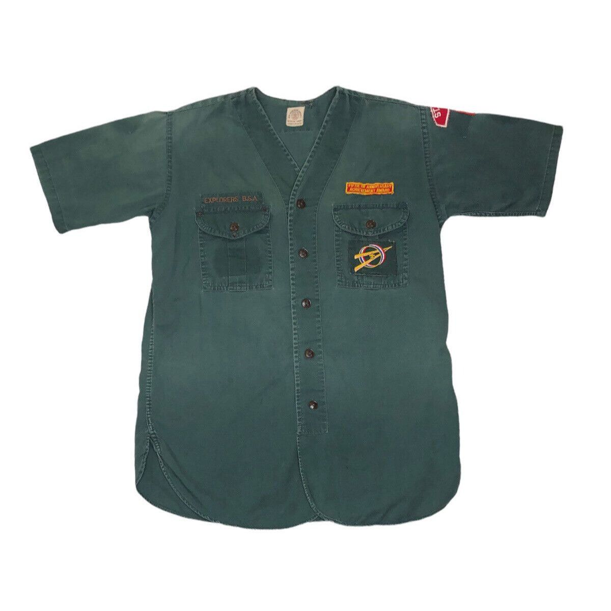 Vintage VTG Boy Scout Official Shirt Size M St Louis Area Council Mi Size US M / EU 48-50 / 2 - 1 Thumbnail