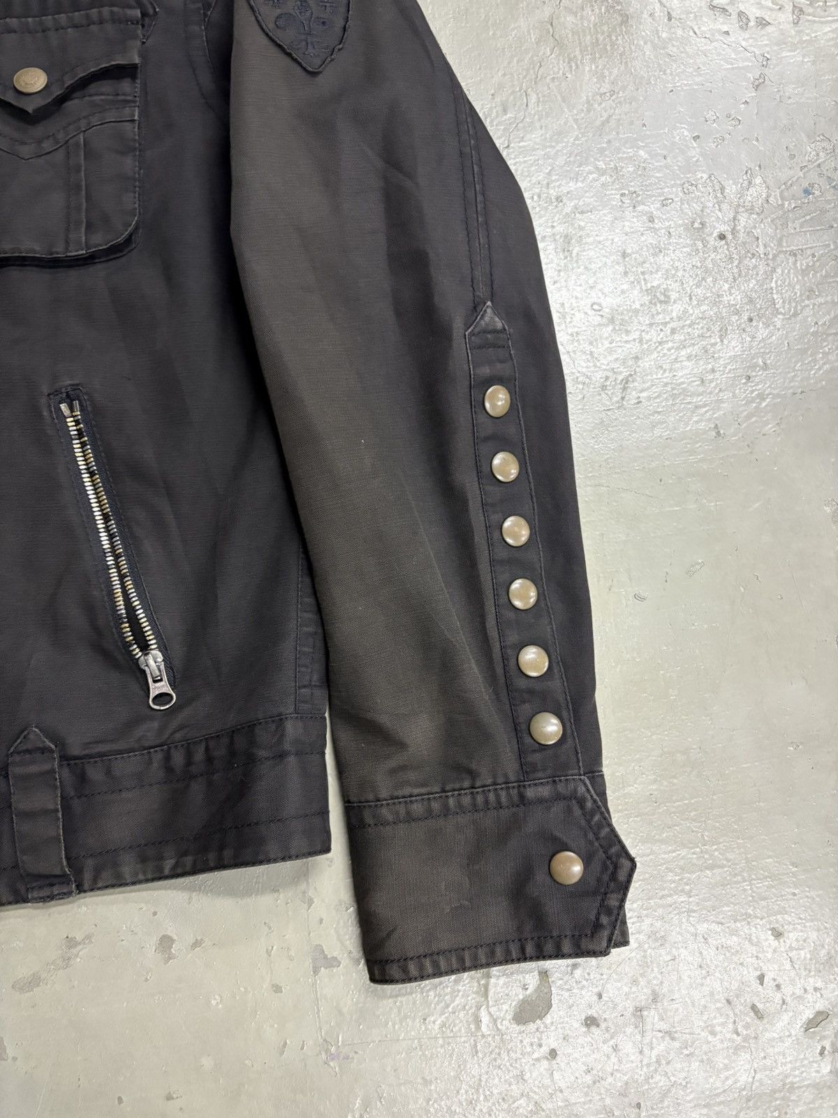 GOA avant-garde military cargo jacket Jacket Kmrii Lgb Ifsix Size US M / EU 48-50 / 2 - 3 Thumbnail