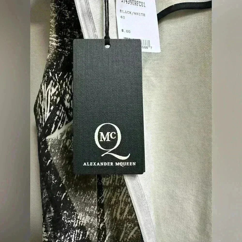 McQ Alexander McQueen NEW | McQ by Alexander McQueen Abstract Print Sheath Dress Size S / US 4 / IT 40 - 4 Thumbnail