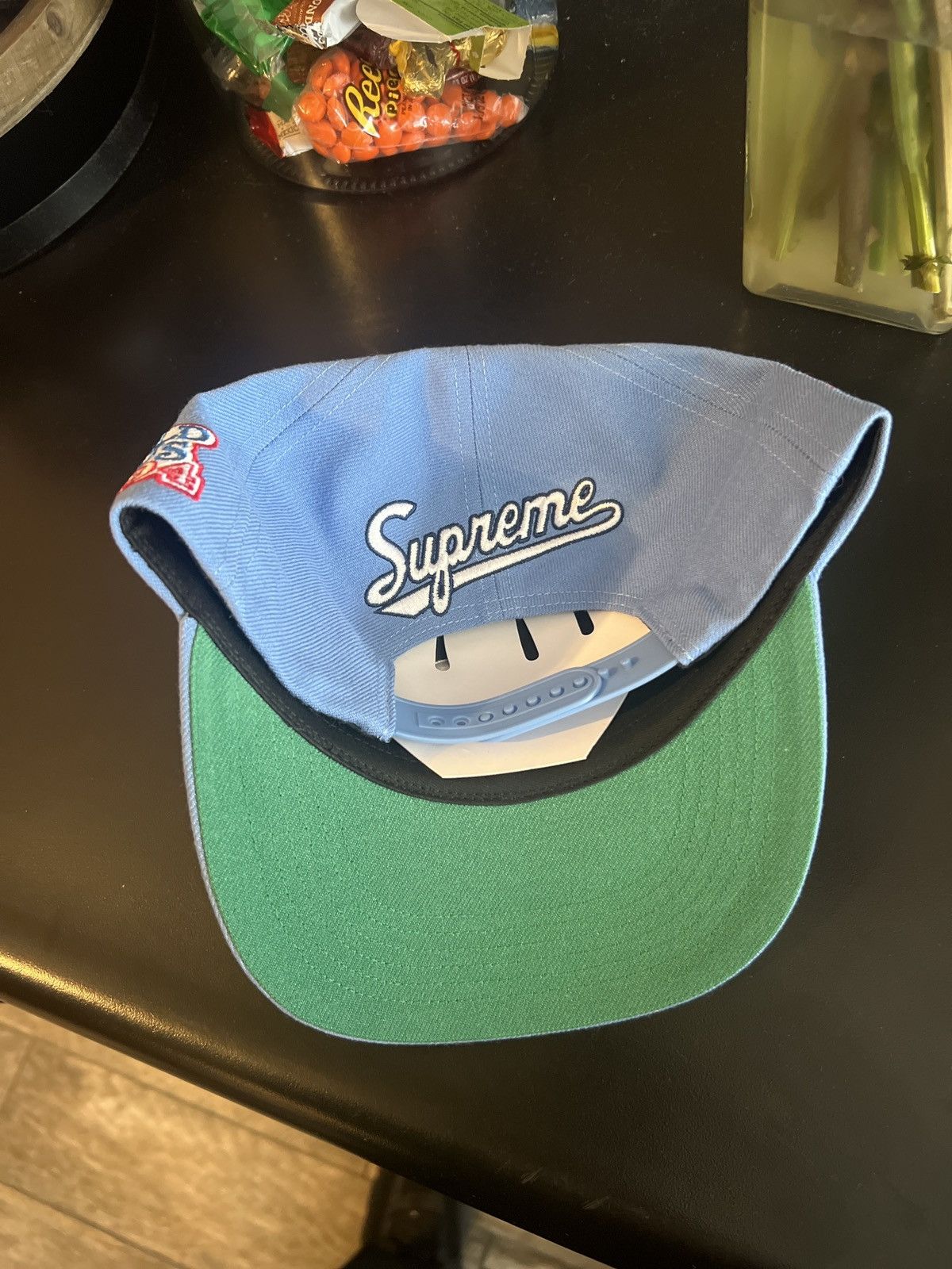 Supreme Supreme World Famous S Logo 6-Panel Blue - READY TO SHIP Size ONE SIZE - 2 Thumbnail