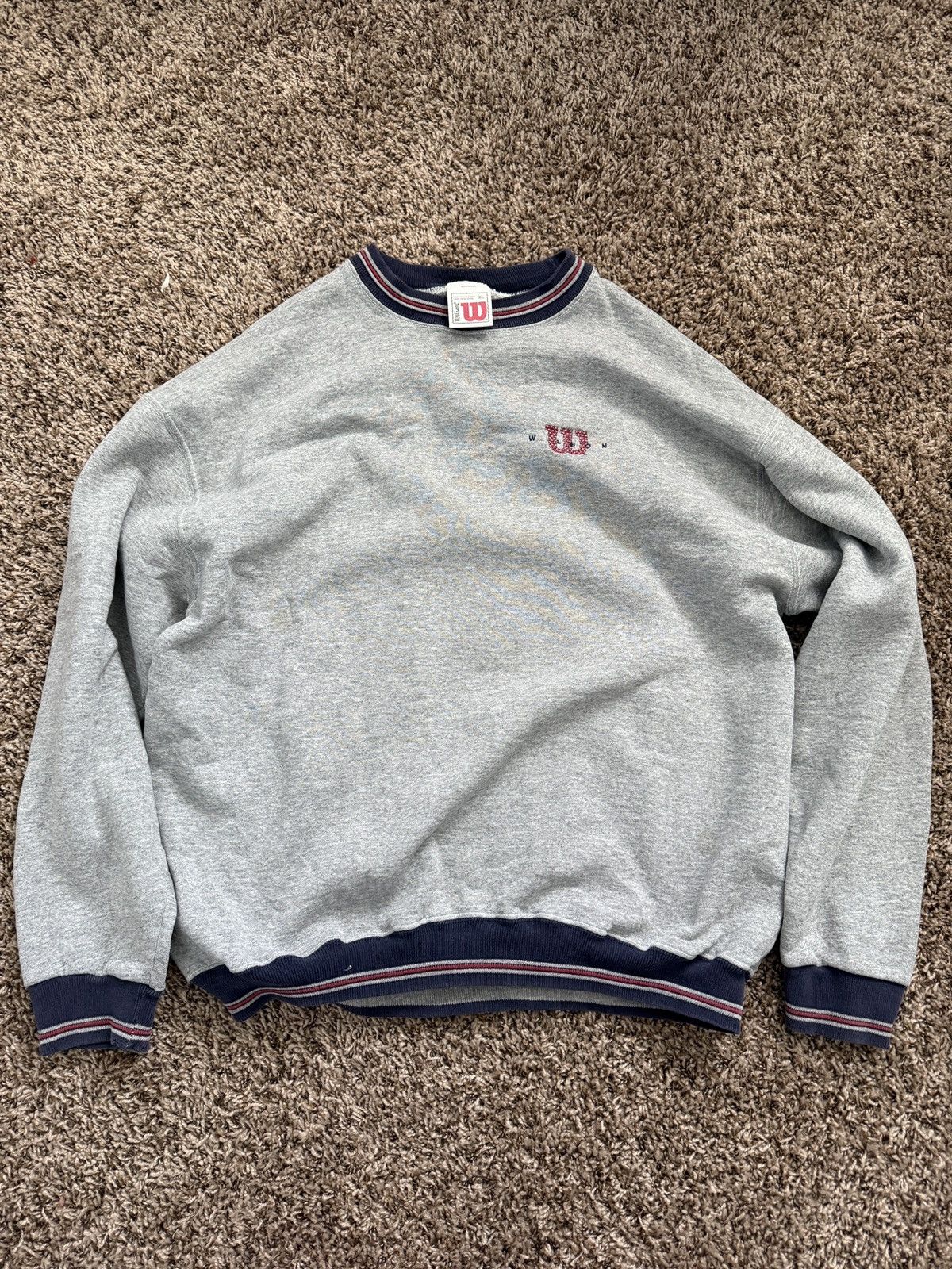 Wilson Vintage distressed crewneck Size US XL / EU 56 / 4 - 2 Thumbnail